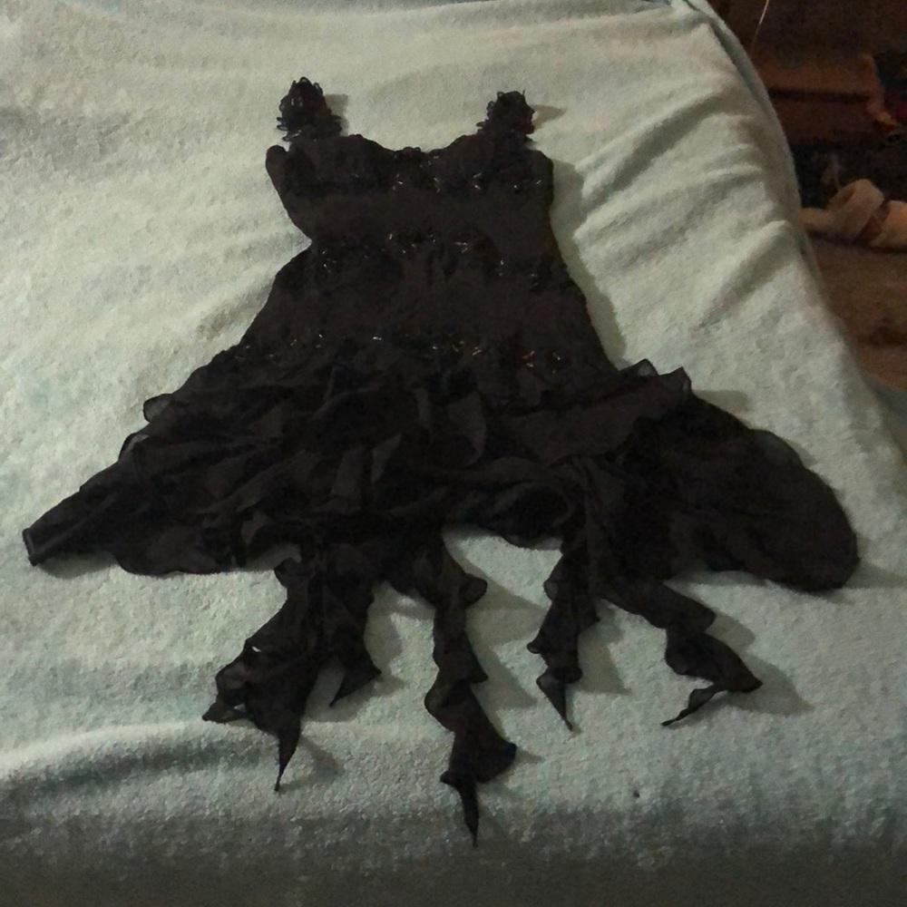 sue wong black dress 👗